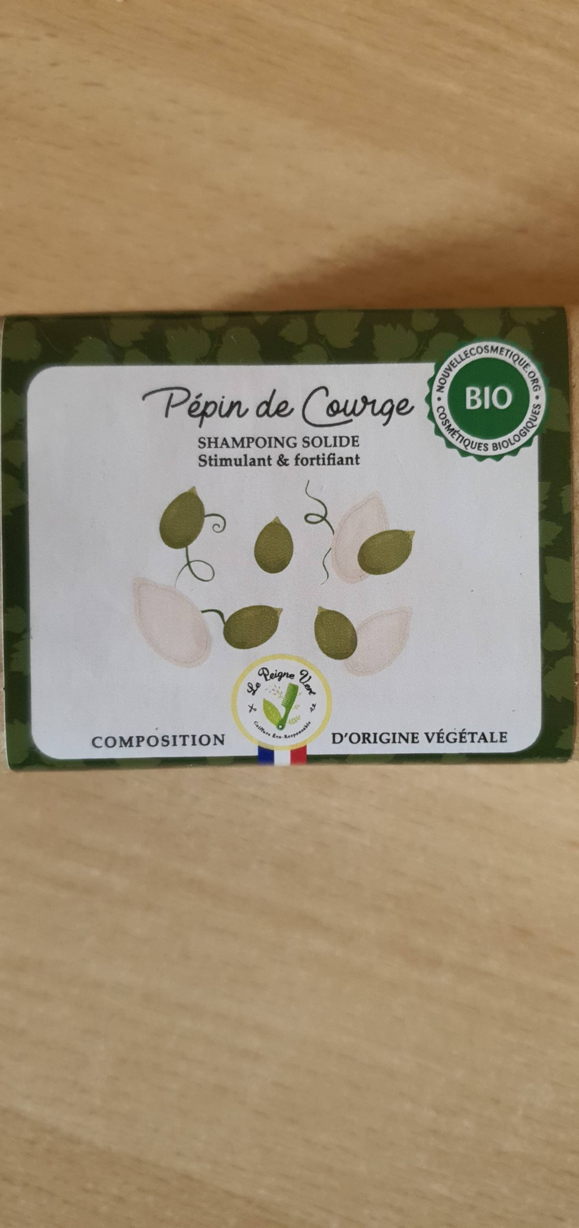 LE PEIGNE VERT - Pépin de courge - Shampoing solide