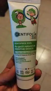 CENTIFOLIA - Dentifrice soin kids au goût naturel de menthe douce