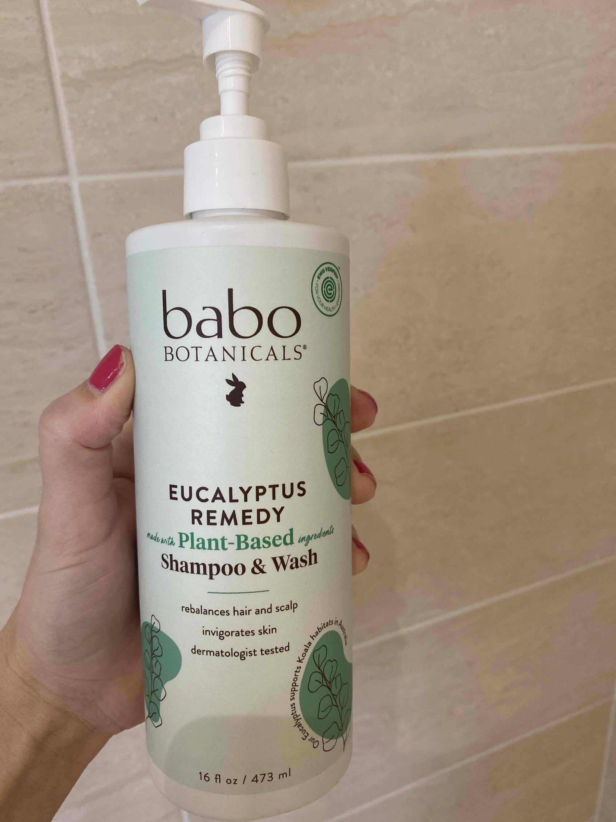 BABO BOTANICALS - Eucalyptus remedy - Shampoo & wash