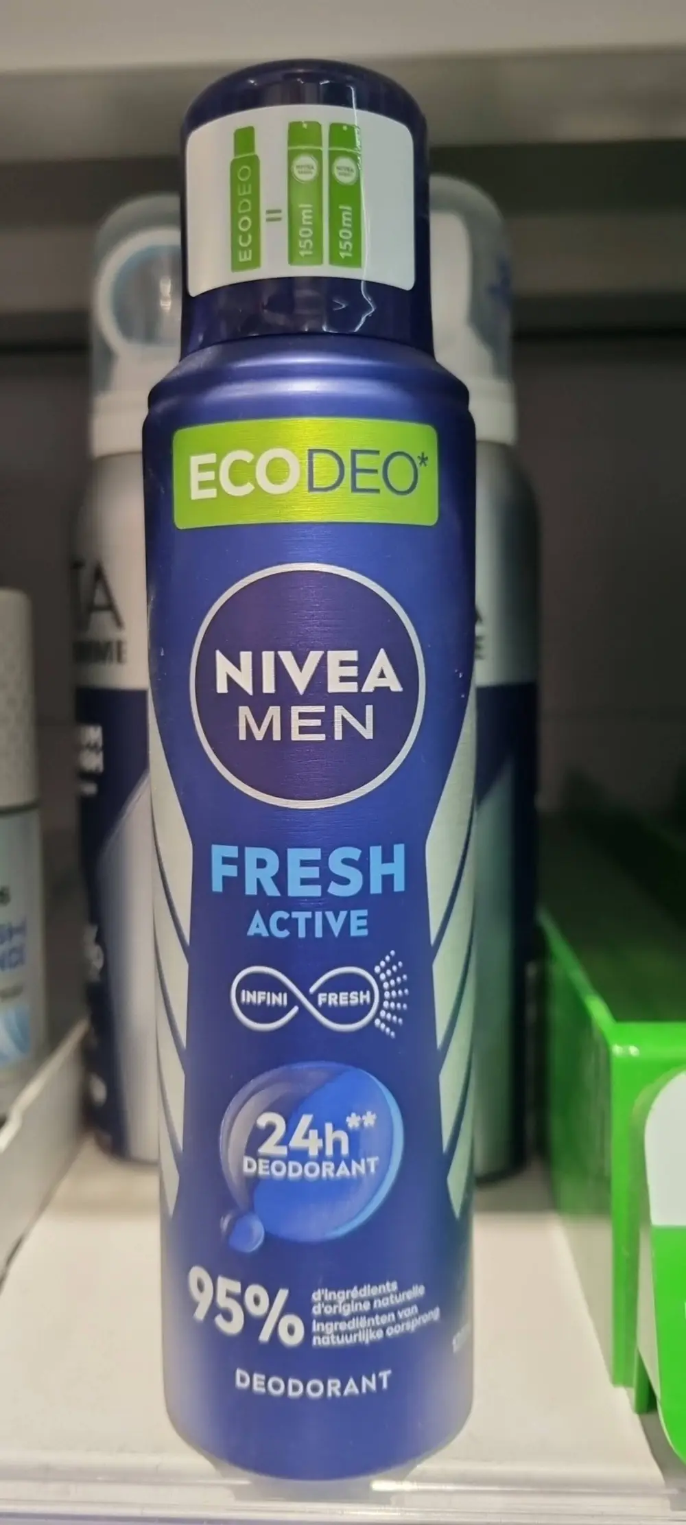 NIVEA - Déodorant men fresh active 24h
