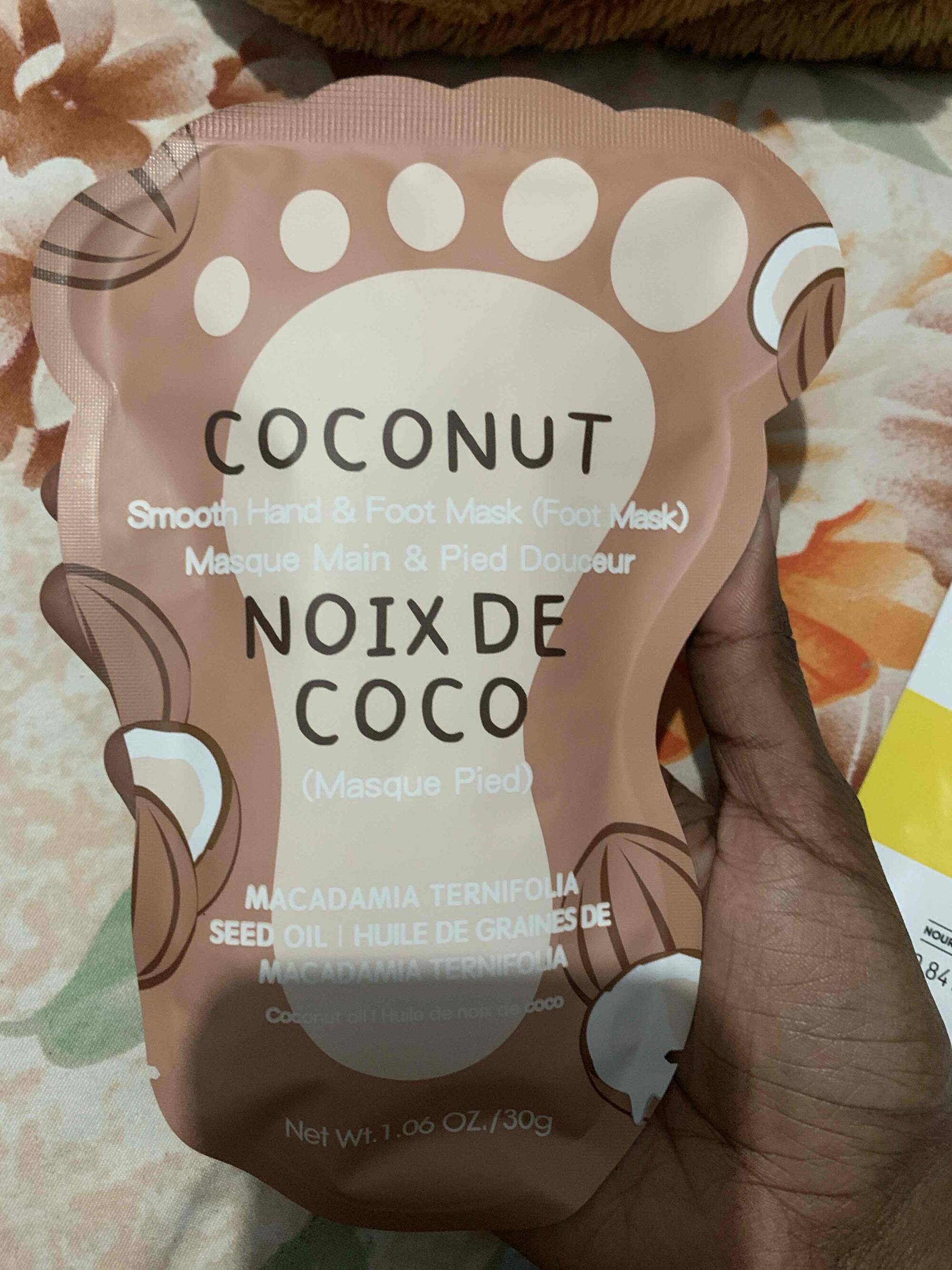 MINISO - Masque mains & pied douceur à la noix de coco