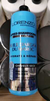 LORENZO - Huile d'argan de Maroc - Après-shampooing sans sulfate