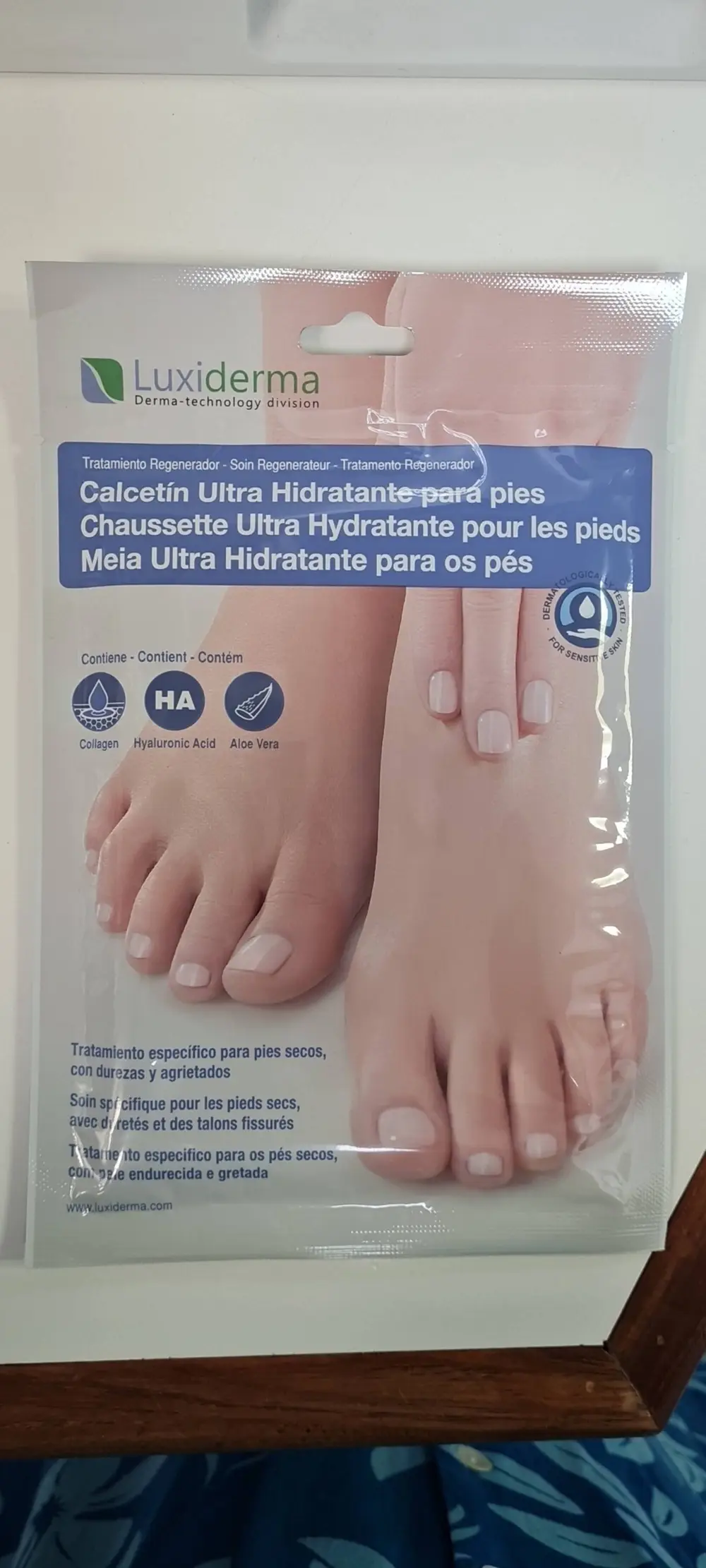 LUXIDERMA - Chaussette ultra hydratante pour les pieds