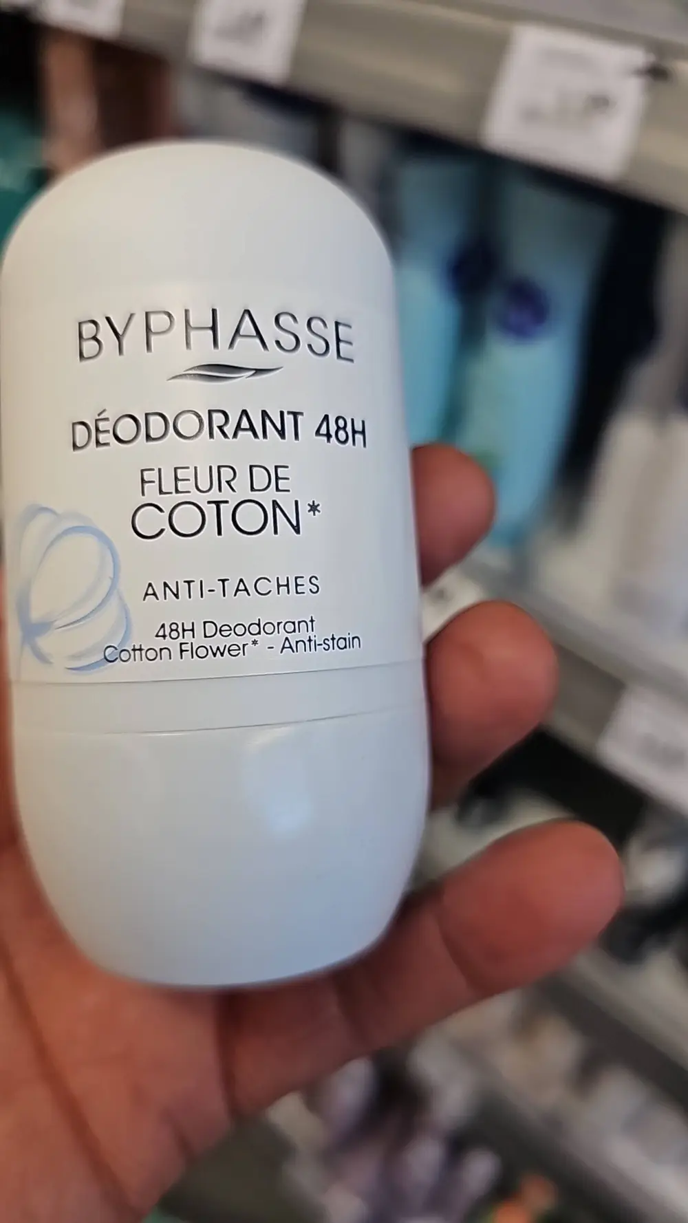 BYPHASSE - Déodorant 48h fleur de coton