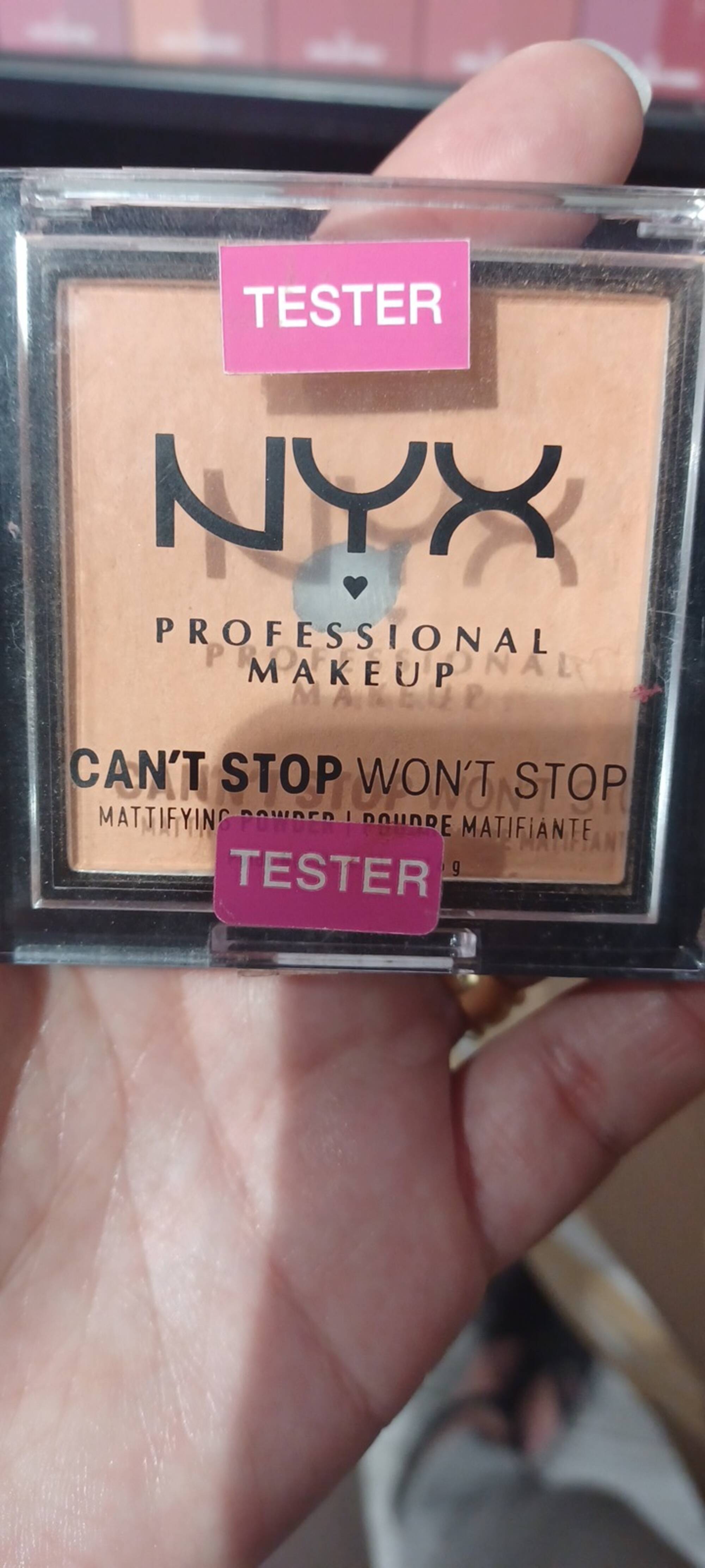 NYX PROFESSIONAL MAKEUP - Can't stop won't stop - Poudre matifiante