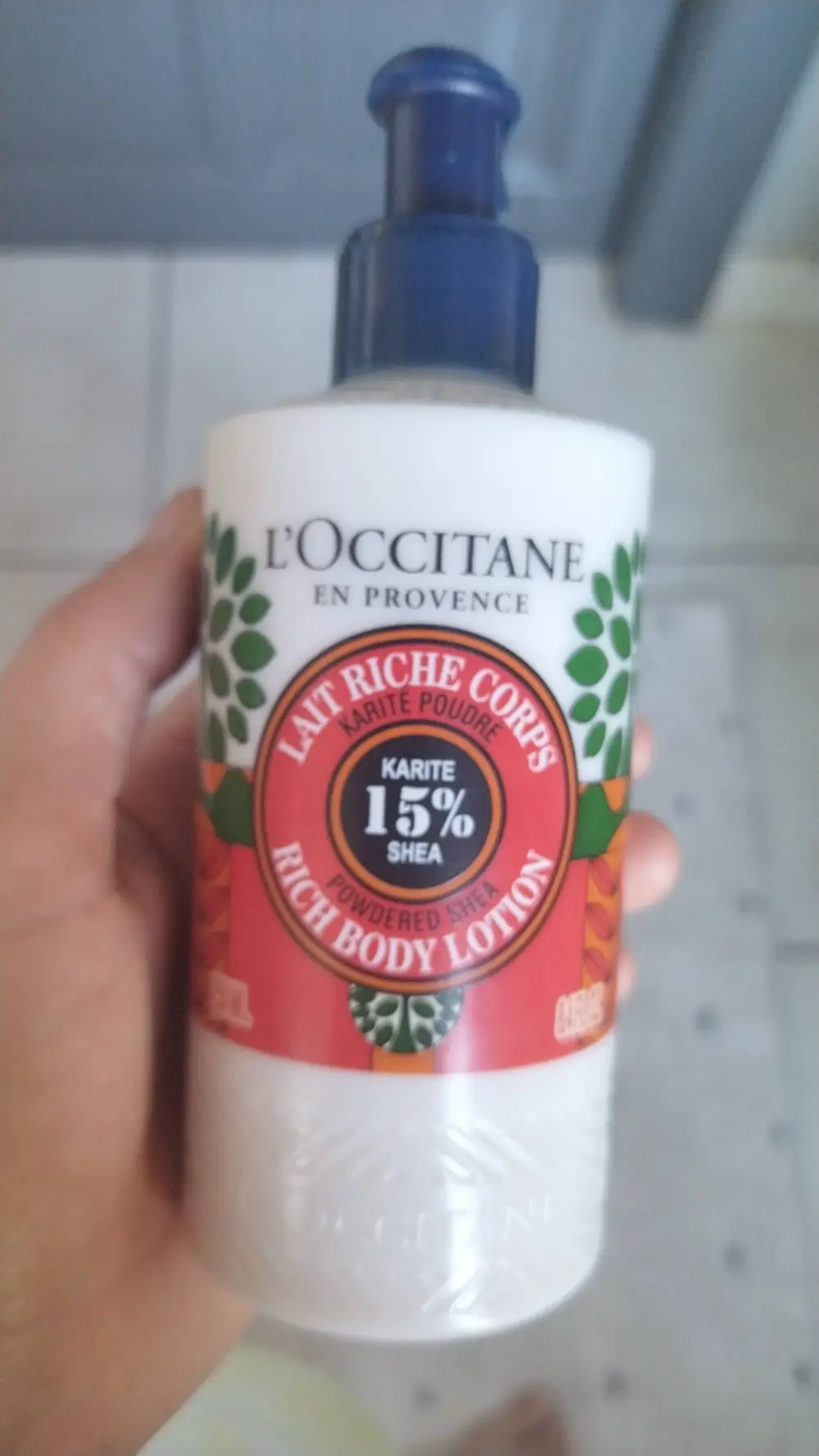 L'OCCITANE - Lait riche corps karité  poudré