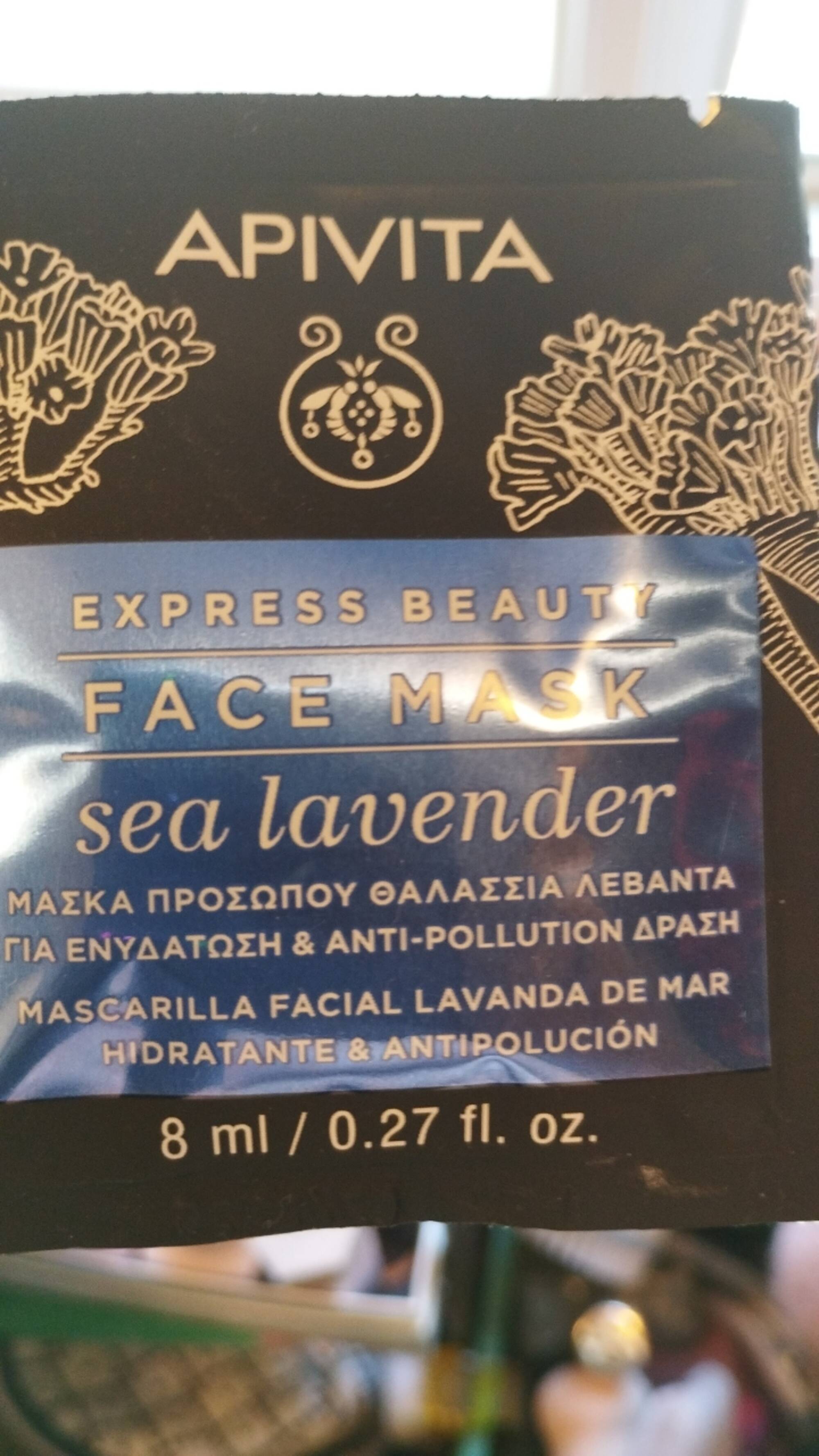 APIVITA - Sea lavender - Face mask