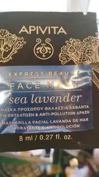 APIVITA - Sea lavender - Face mask