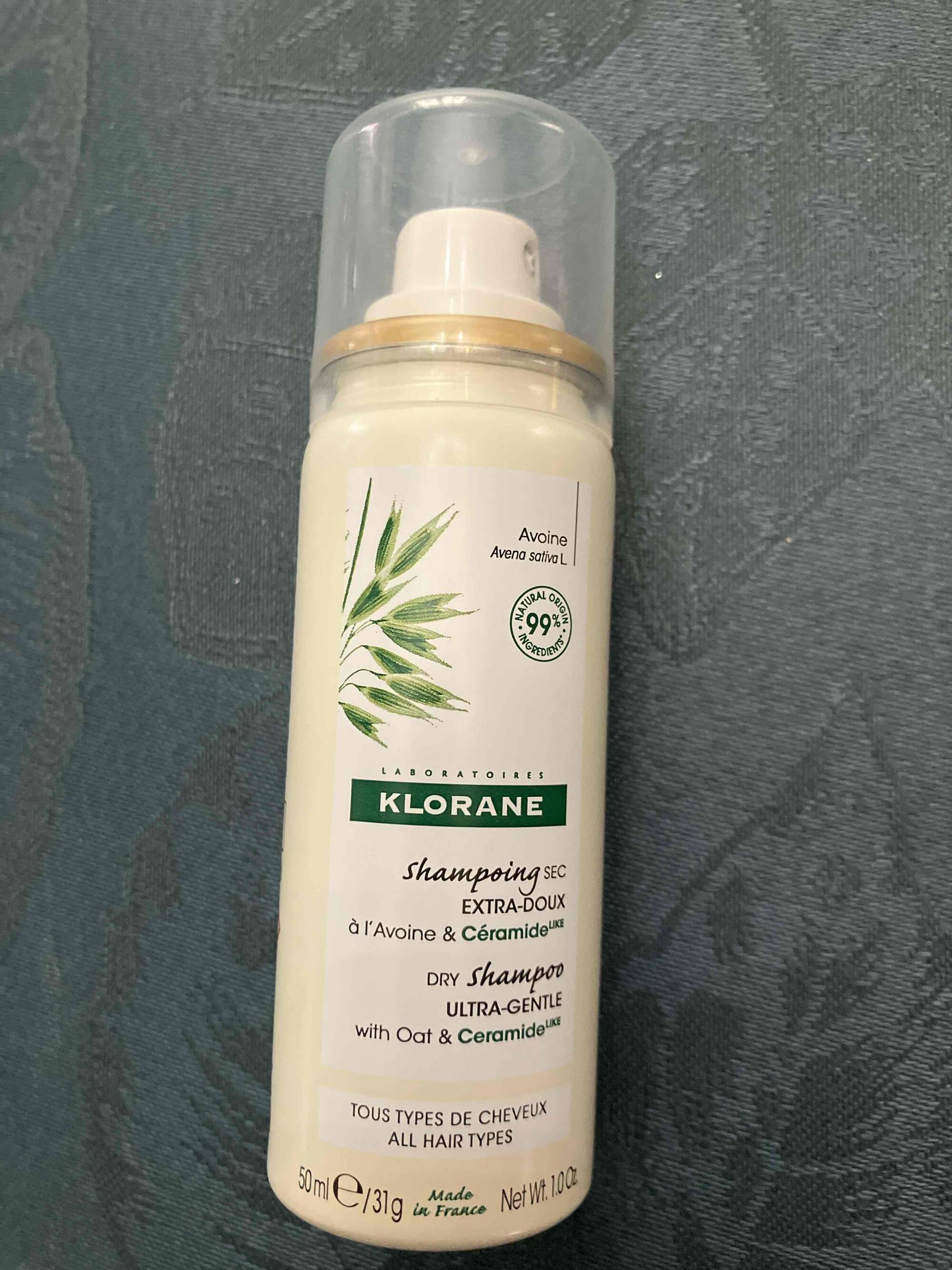 KLORANE - Shampooing sec extra-doux à l'avoine & céramide