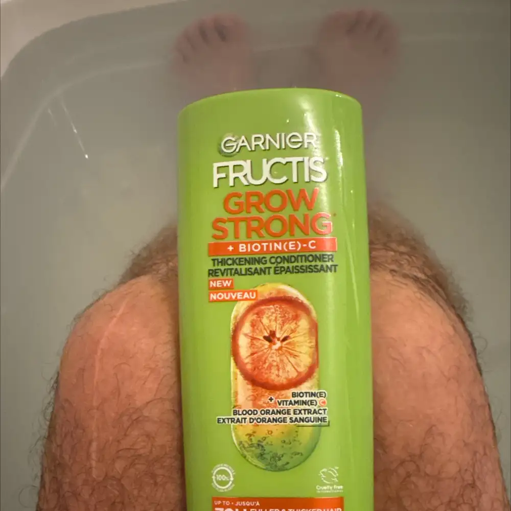 GARNIER - Fructis grow strong - Revitalisant épaississant