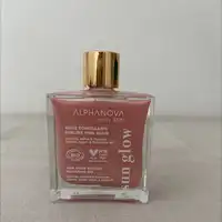 ALPHANOVA - Daily sun - Huile scintillante sublime pink glow