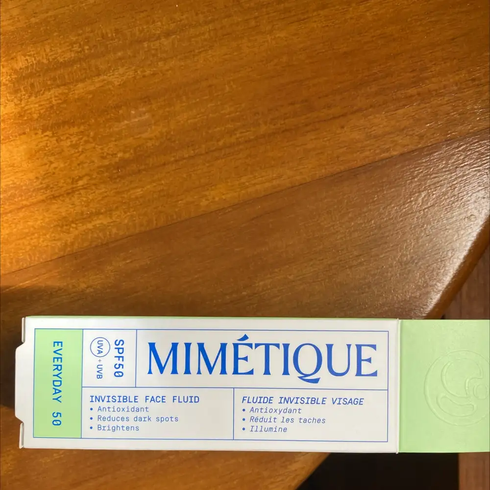 MIMÉTIQUE - Fluide invisible visage SPF50