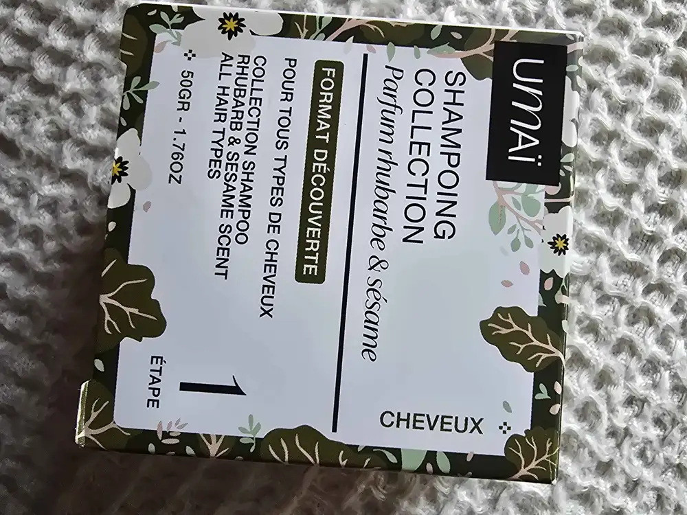 UMAÏ - Shampooing collection parfum rhubarbe & sésame