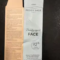 PEGGY SAGE - Beauty expert face - Sérum hydratation 24 heures visage