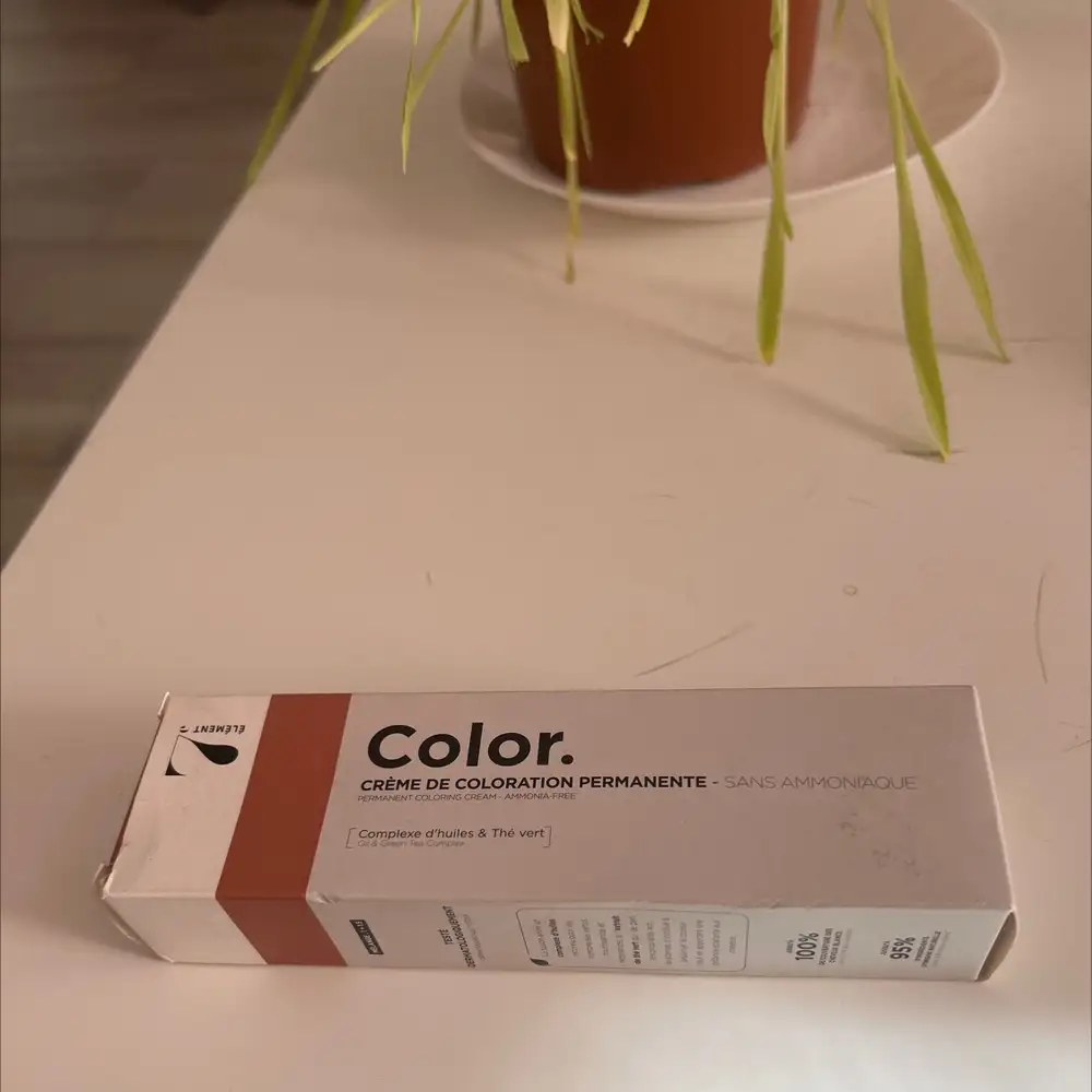 7E ELÉMENT - Color. - Crème de coloration permanente sans ammoniaque