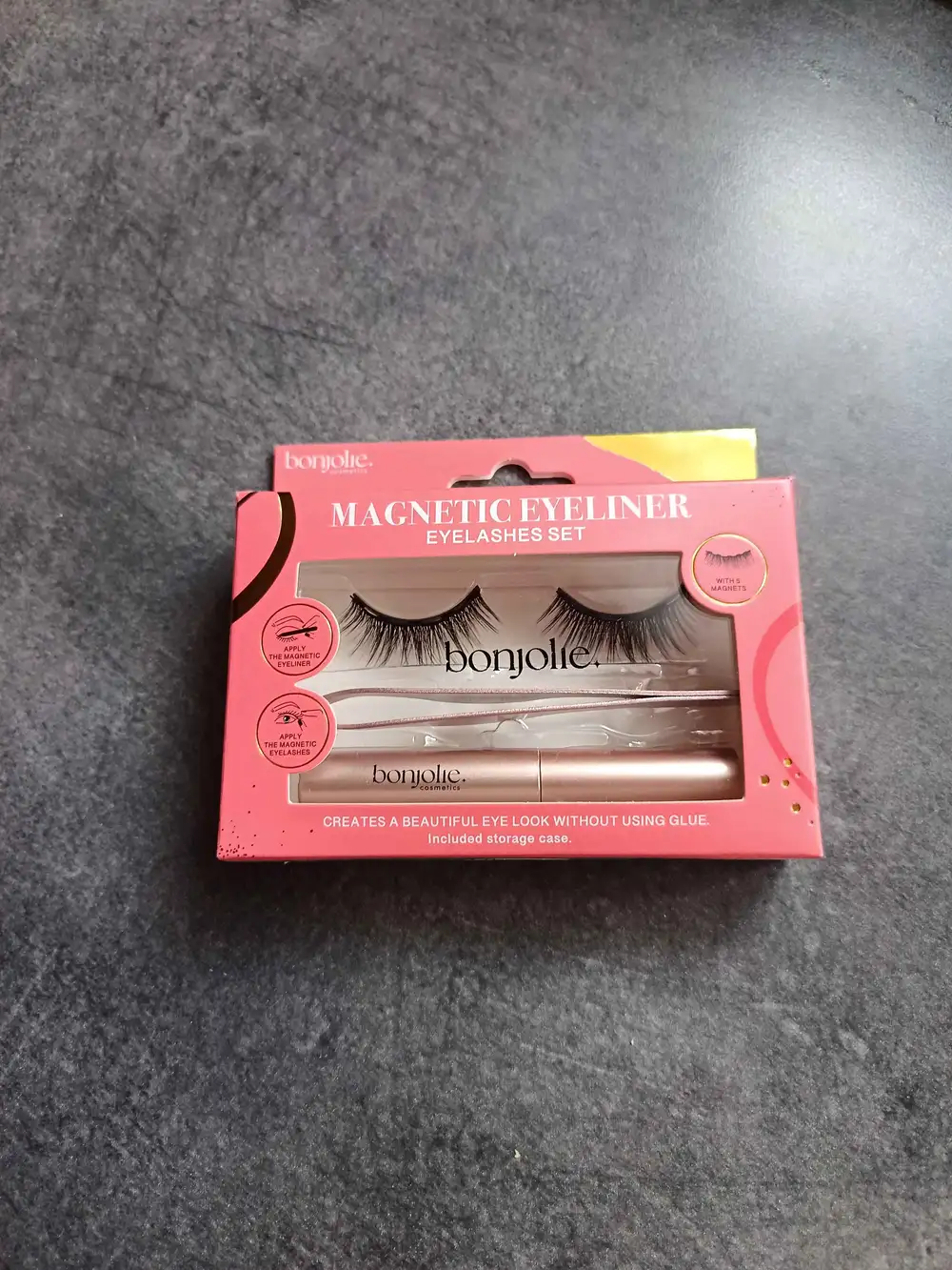 BONJOLIE - Magnetic eyeliner eyelashes set