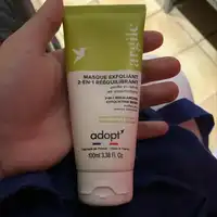 ADOPT' - Argile - Masque exfoliant 2-en-1 réequilibrant
