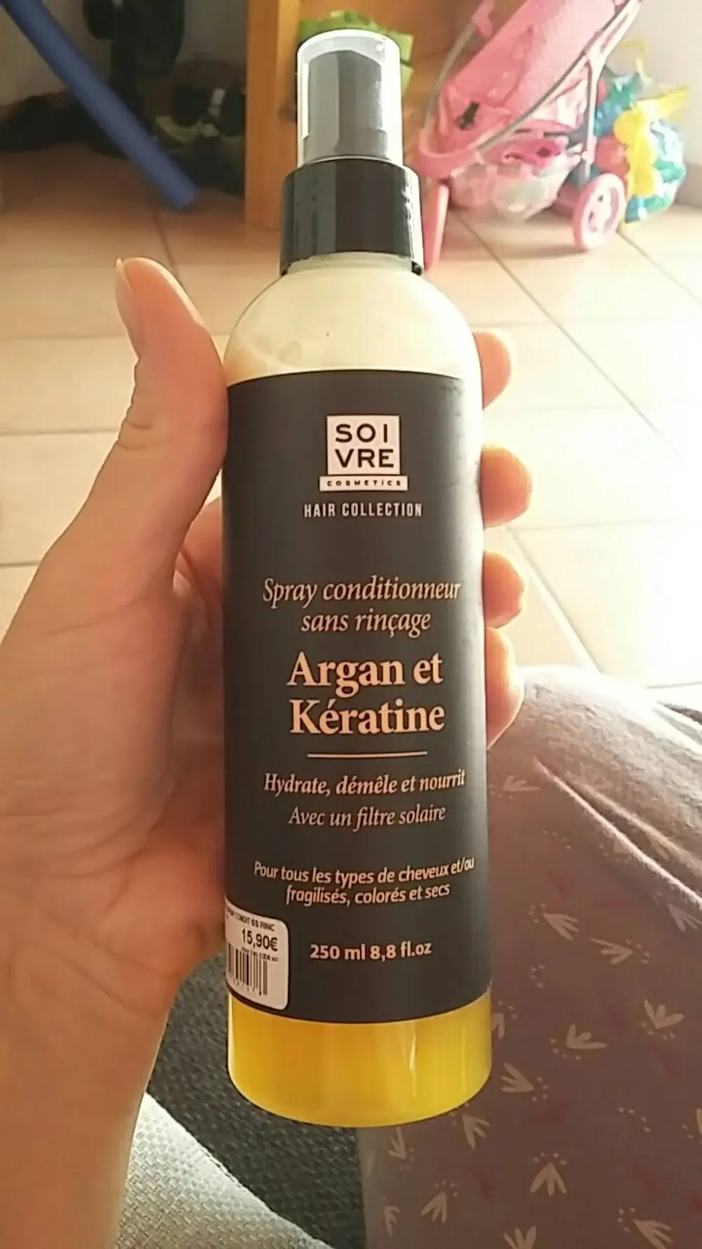 SOIVRE COSMETICS - Argan et Kératine - Spray conditionneur sans rinçage