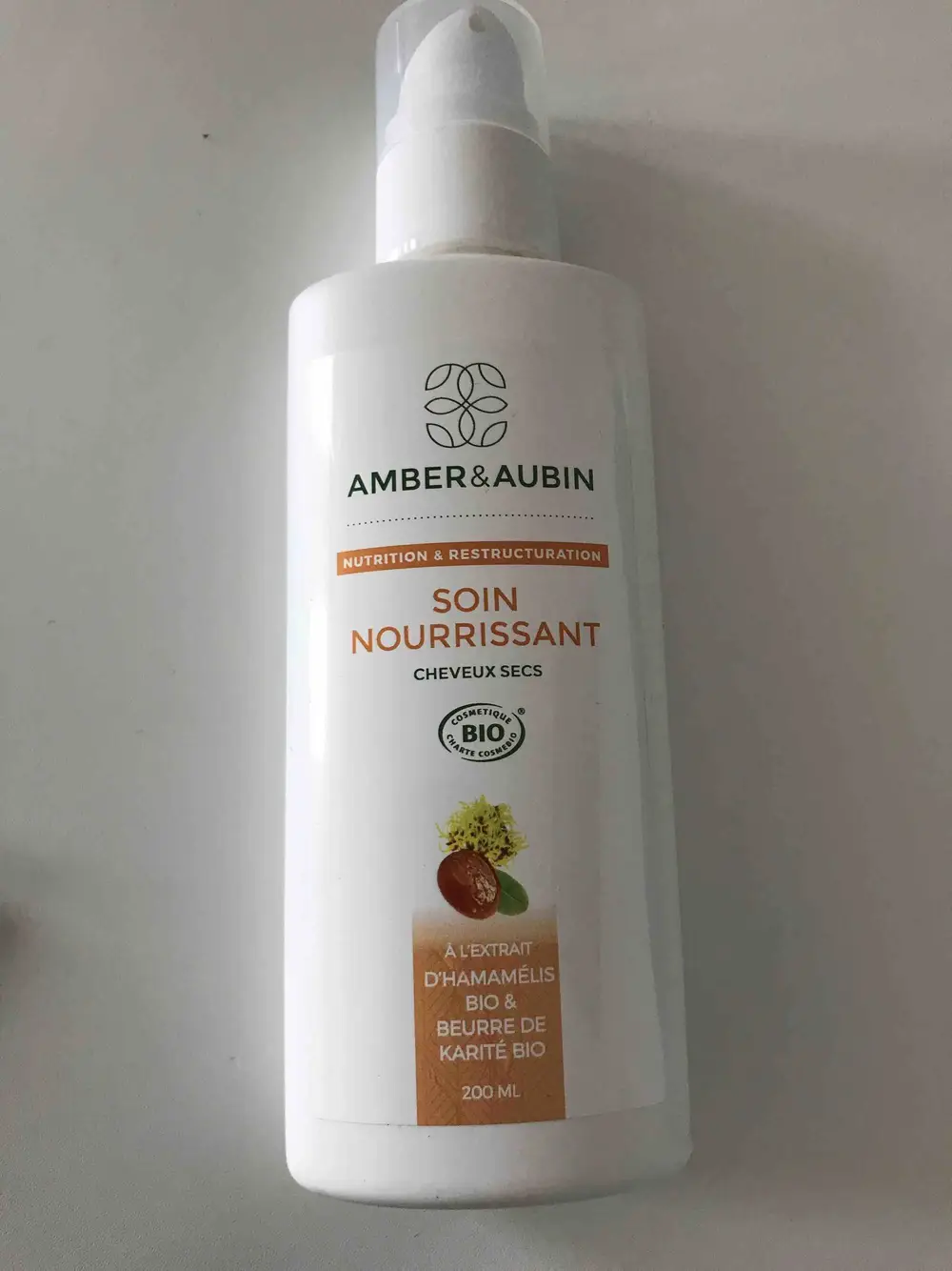 AMBER & AUBIN - Soin nourrissant pourc cheveux secs