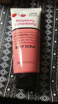 SUPER BEAUTY - Raspberry & cranberry - Body scrub