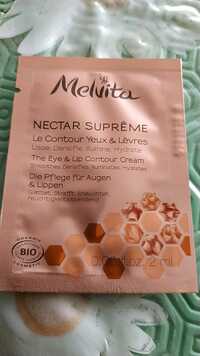 MELVITA - Nectar suprême - Le contour yeux et lèvres bio