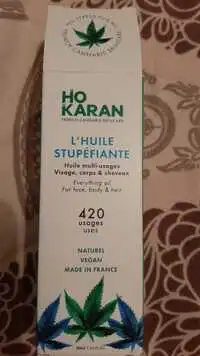 HO KARAN - L'Huile stupéfiante multi-usages