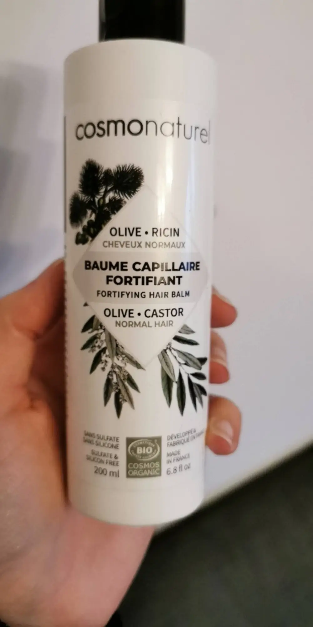 COSMO NATUREL - Baume capillaire fortifiant bio