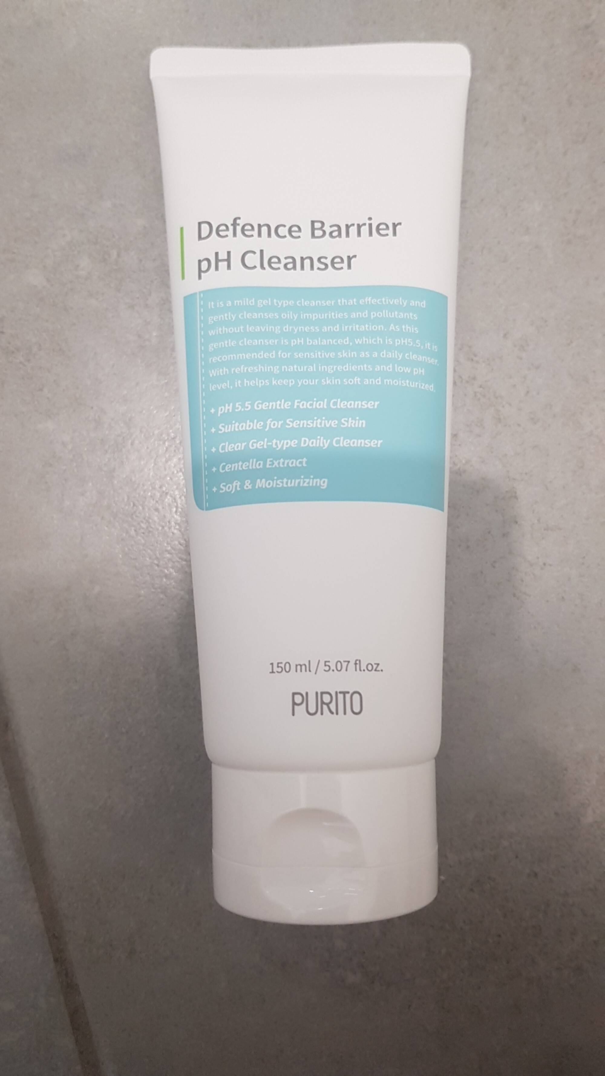 PURITO - Defence barrier ph cleanser - pH5.5 Gentle facial cleanser