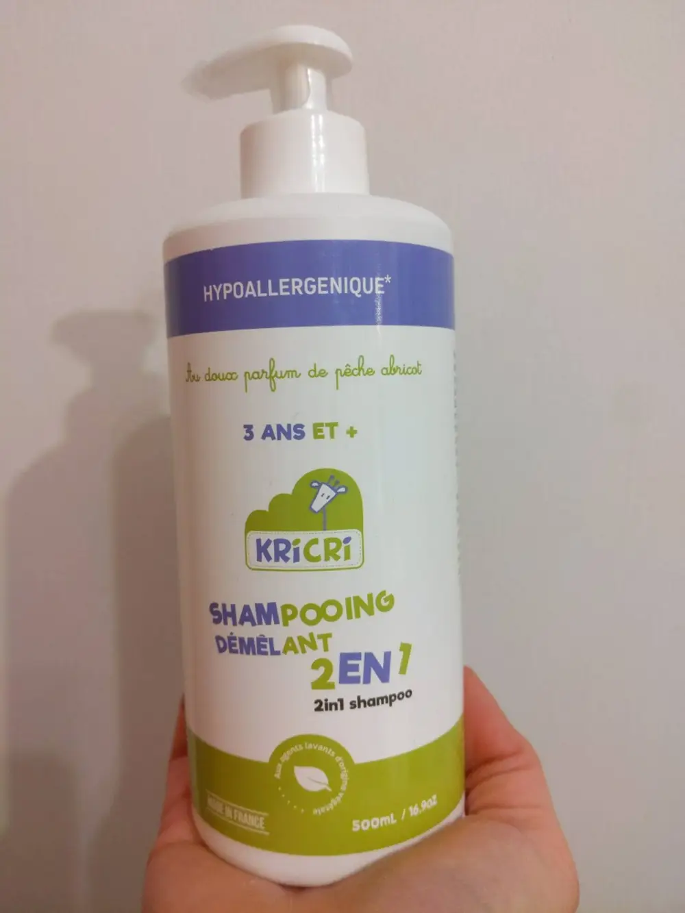 KRICRI - Shampooing démêlant 2en1