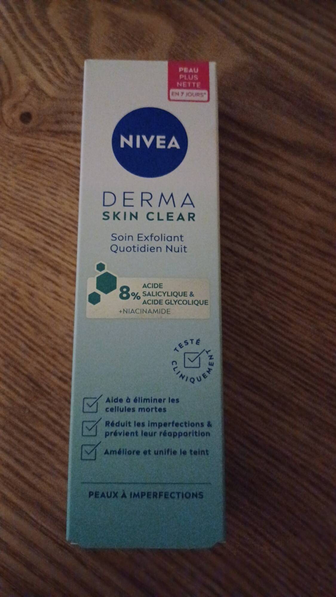 NIVEA - Derma skin clear soin exfoliant quotidien nuit