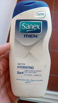 SANEX - Men Dermo hydrating - 3 in 1 gel douche
