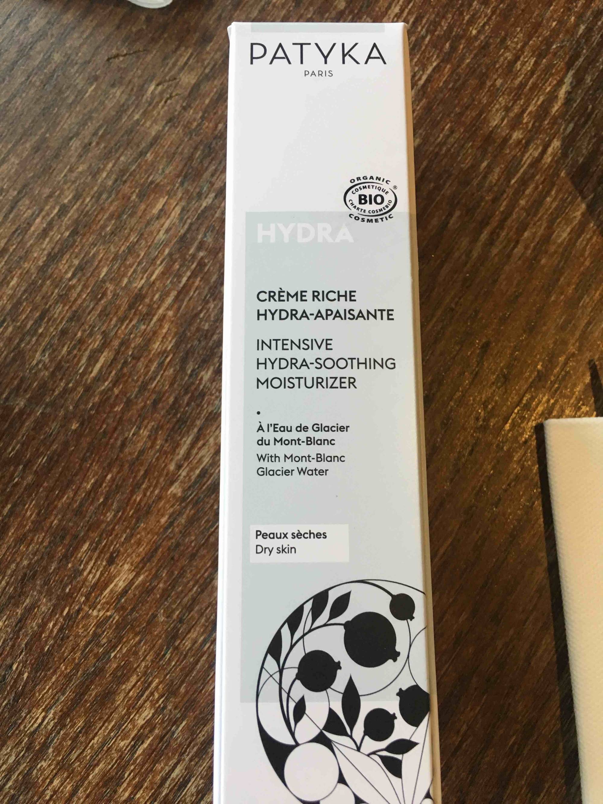 PATYKA - Crème riche hydra-apaisante