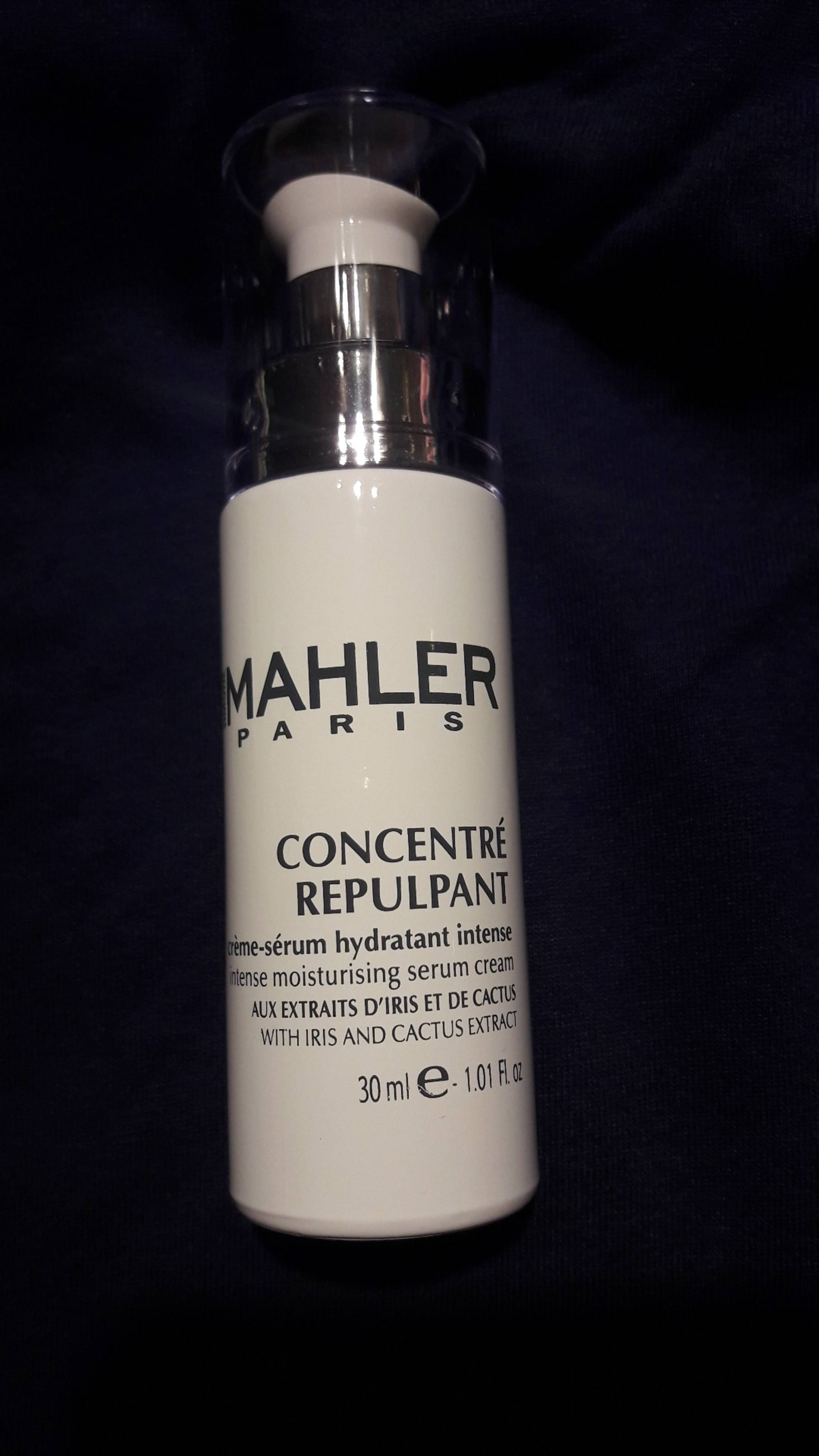 MAHLER - Concentré repulpant - Crème-sérum hydratant intense