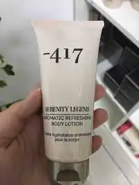 MINUS 417 - Serenity legend - Crème hydratante aromatique pour le corps
