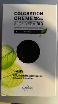CLINERIENCE - Aloe vera bio - Coloration crème 3. châtain foncé