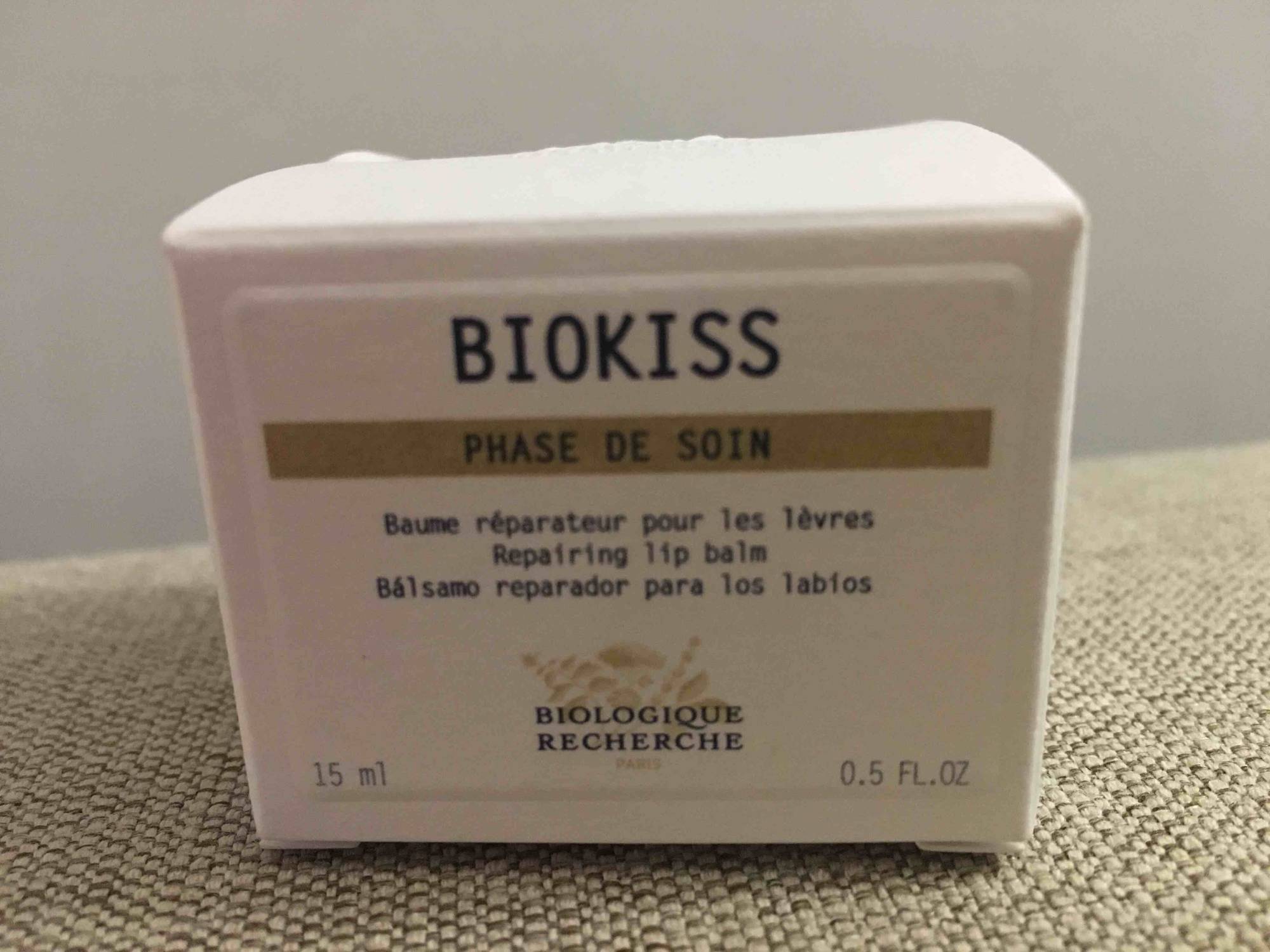BIOLOGIQUE RECHERCHE - Biokiss phase de soin - Baume réparateur pour les lèvres