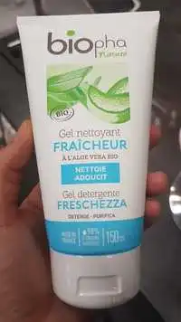 BIOPHA NATURE - Gel nettoyant fraîcheur à l'aloe vera bio