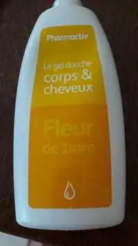 PHARMACTIV - Fleur de tiaré - Le gel douche corps & cheveux