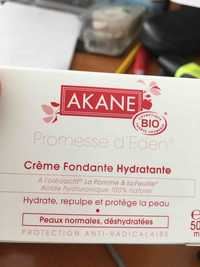 AKANE - Promesse d'eden - Crème fondante hydratante bio
