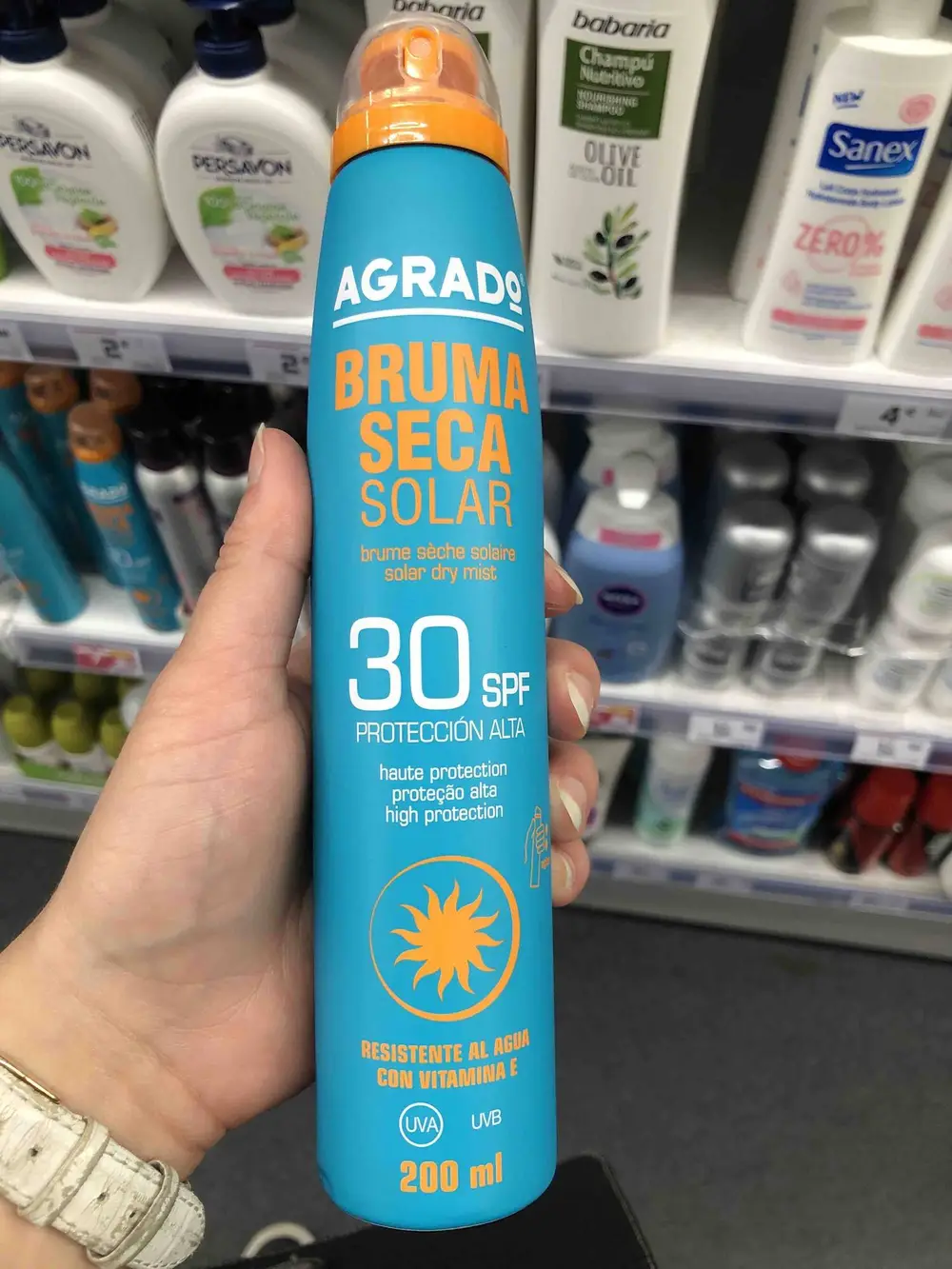AGRADO COSMETIC - Bruma seca solar SPF30 