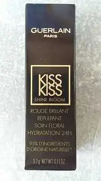 GUERLAIN - Kiss Kiss Shine bloom - Rouge brillant repulpant 