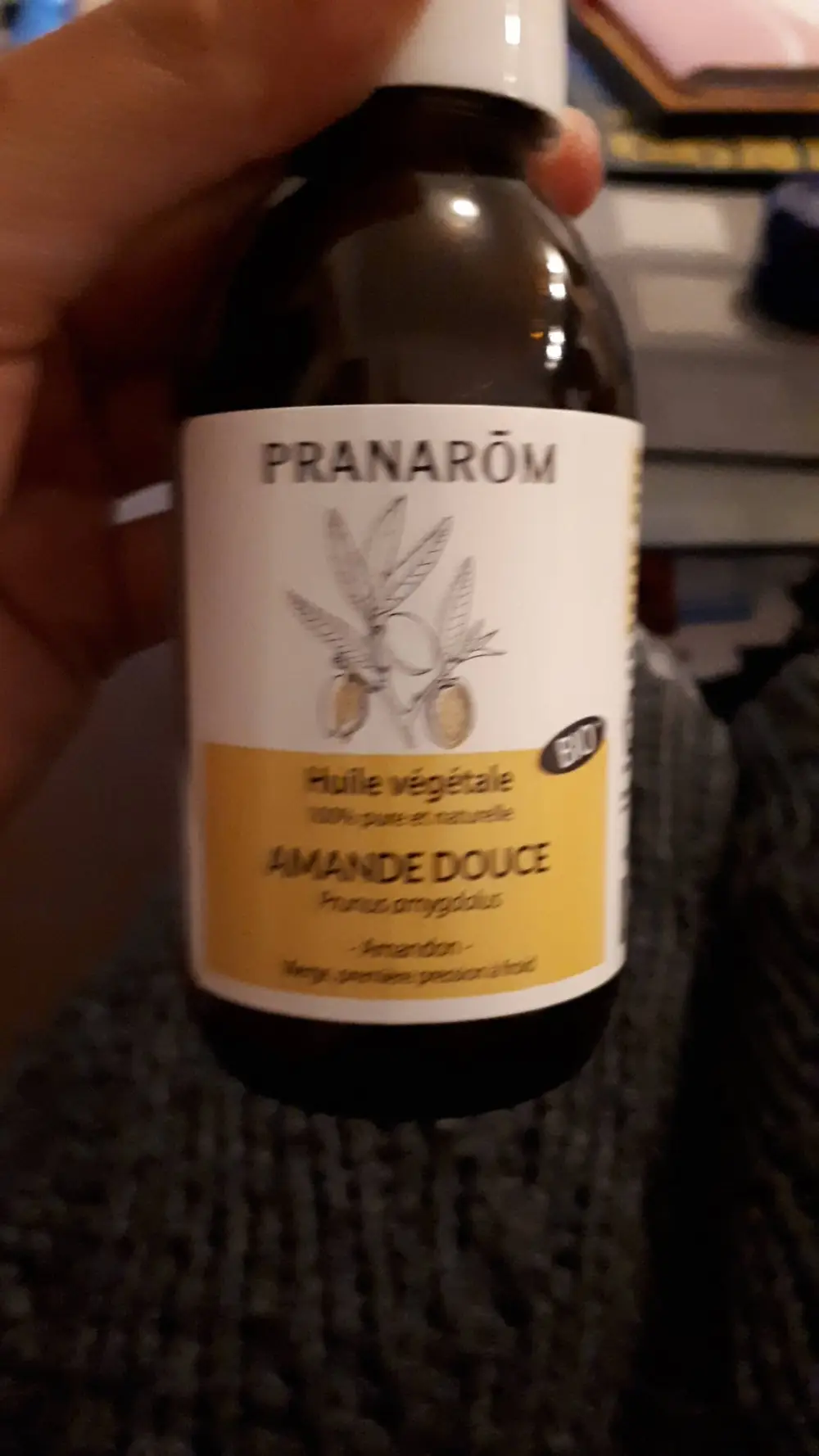 PRANARÔM - Huile végétale amande douce