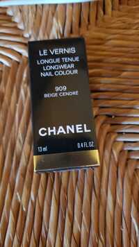 CHANEL - Le vernis longue tenue 909 beige cendré