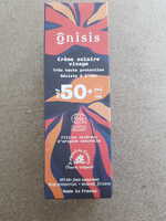ONISIS - Crème solaire visage SPF 50+