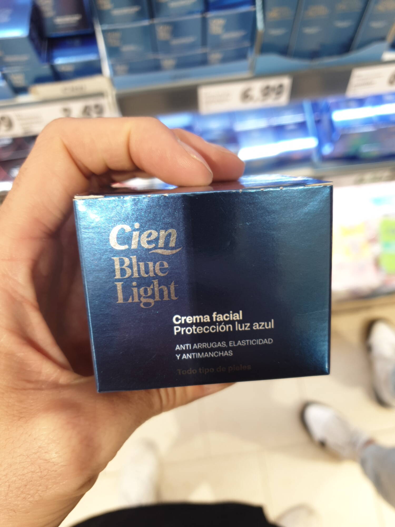 LIDL - Cien Blue light - Crema facial