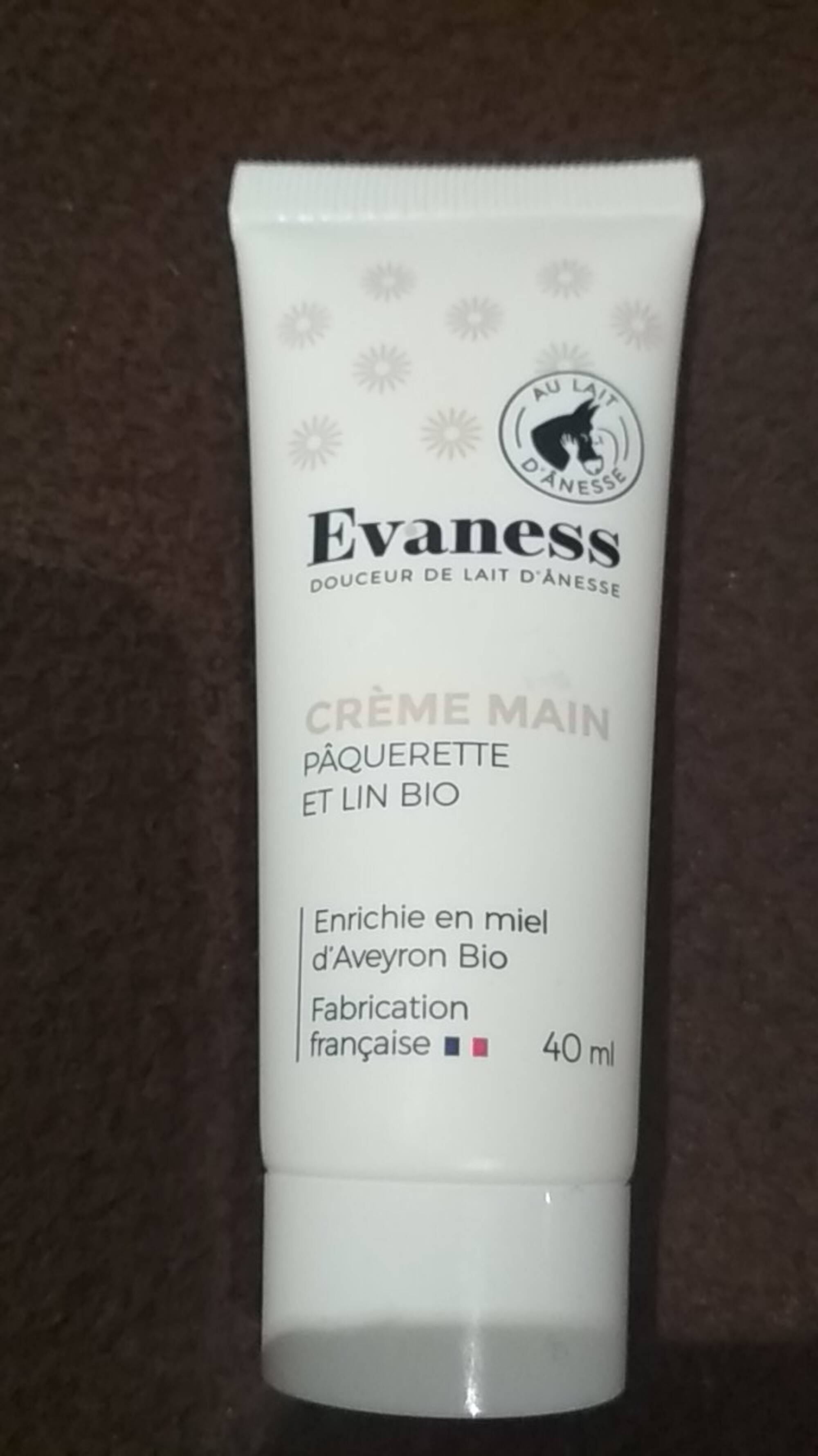 EVANESS - Crème main pâquerette et lin bio