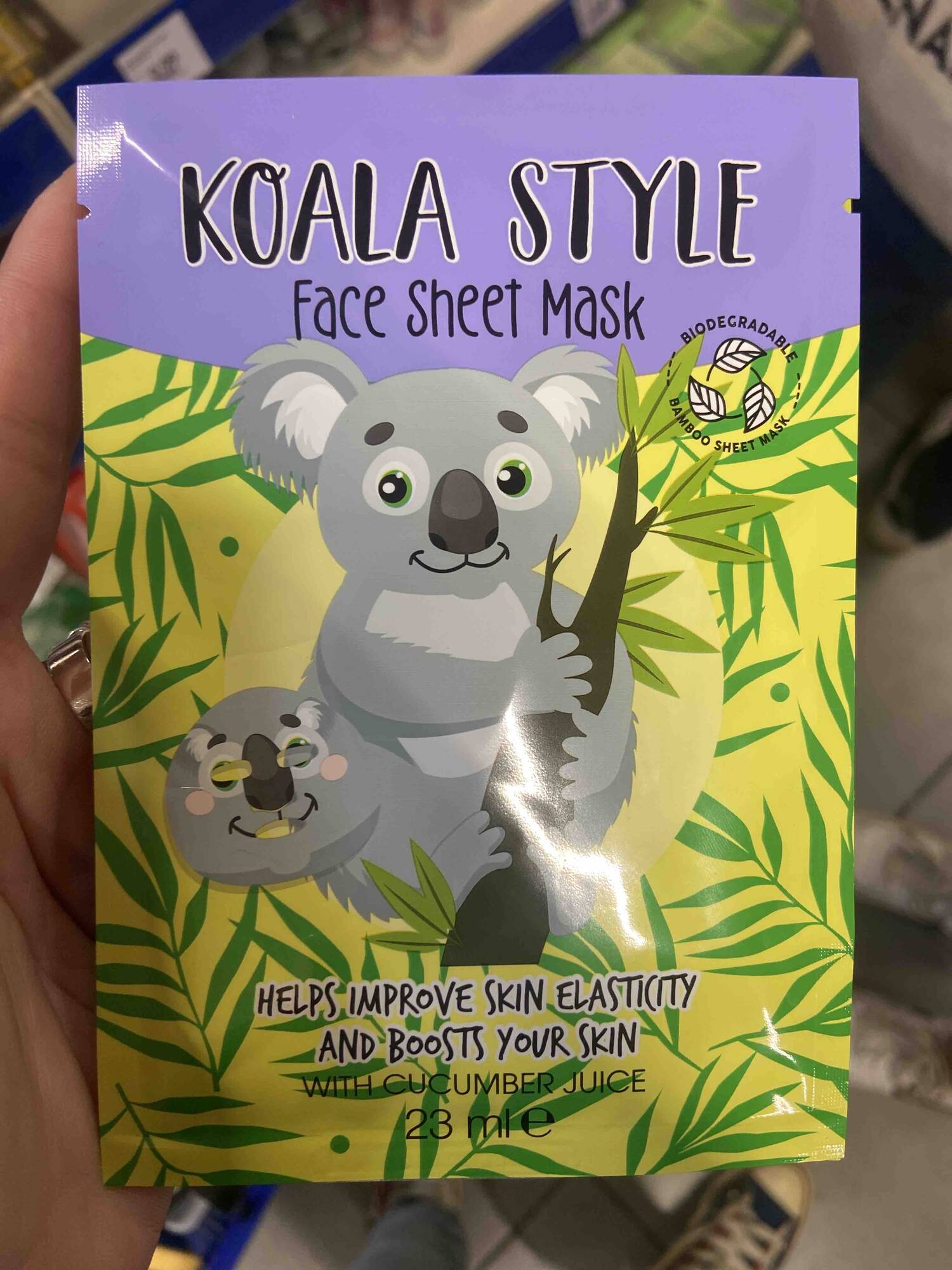 MAXBRANDS - Koala style - Face sheet mask