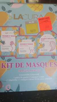 LACURA - Kit de masques parfum mangue