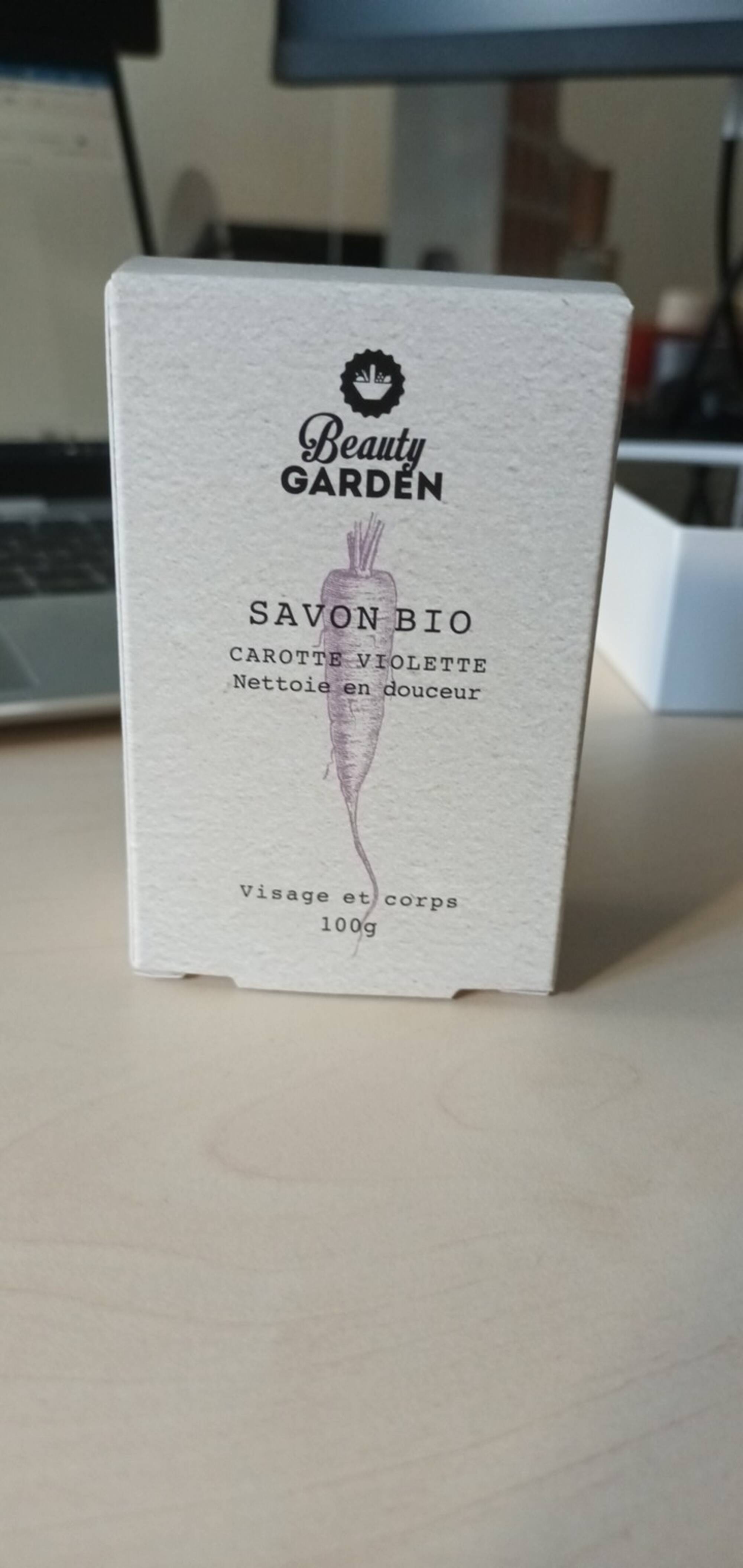 BEAUTY GARDEN - Savon bio carrotte violette