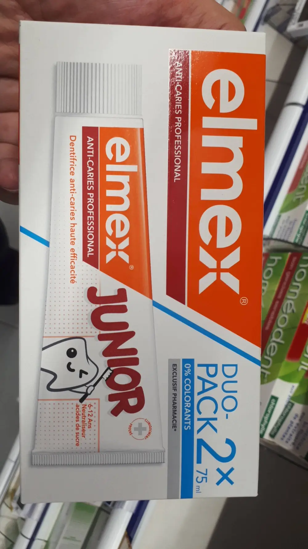 ELMEX - Junior dentifrice 6-12 ans - Anti-caries